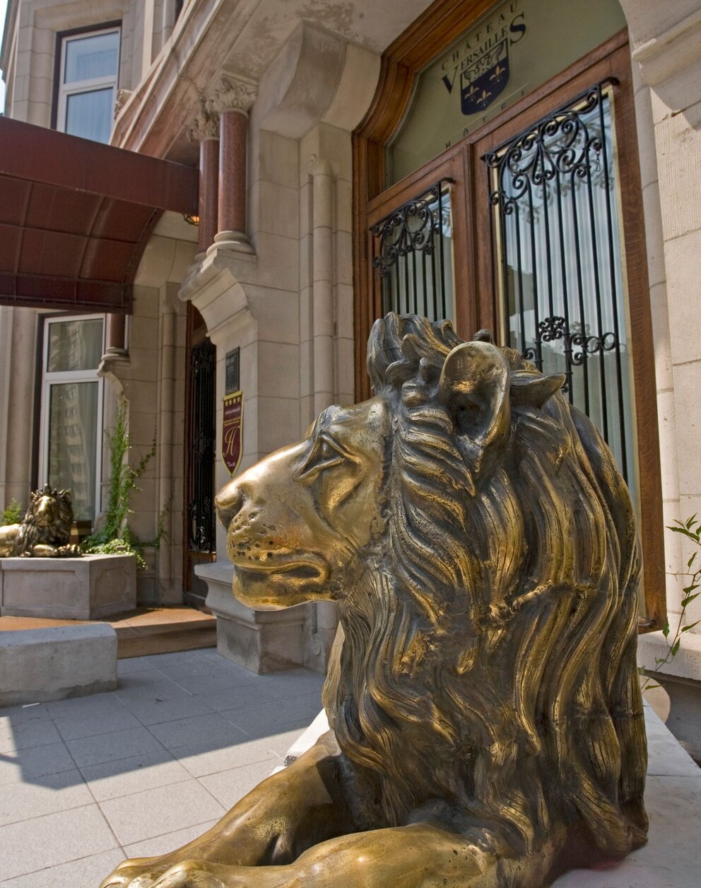 Château Versailles - Lion a la porte